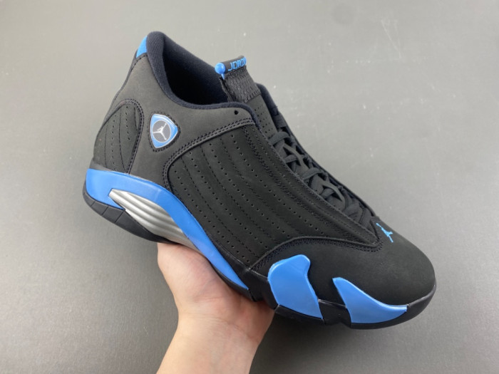 Air Jordan 14 “Black/University Blue” 487471-007